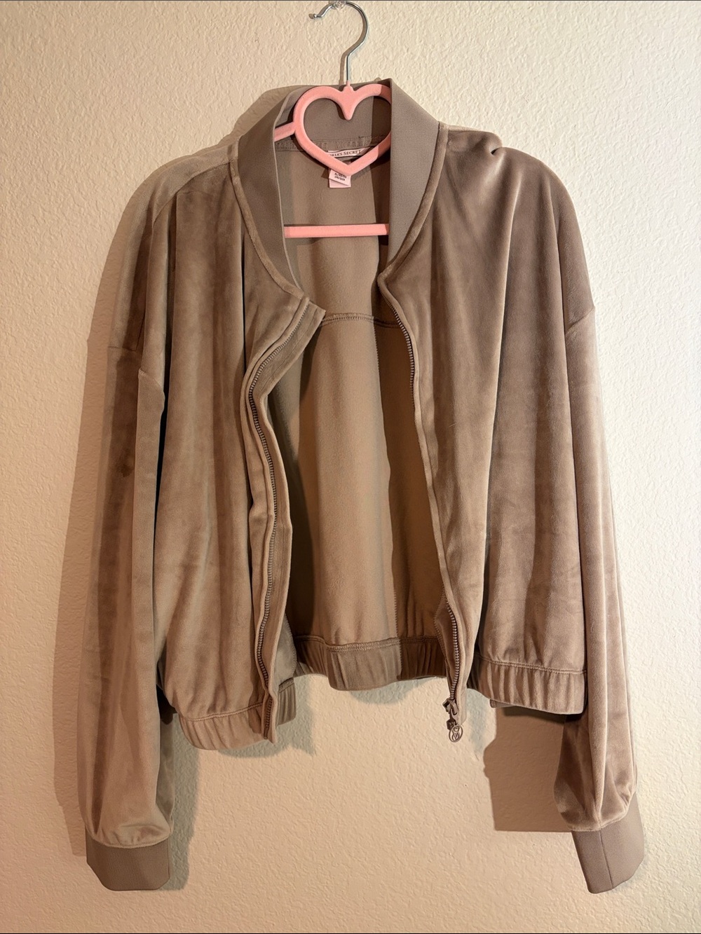 Victoria's Secret Taupe Bomber Jacket
